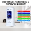 SMART SENSOR Moniteur de CO2 LCD Testeur de dioxyde de carbone Détecteur multifonctionnel de qualité de l
