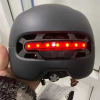 Smart4U mis à niveau SH50 casque intelligent vélo taille M/L casque avec rétro-éclairage LED détection automatique frein voyant d