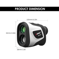 SNDWAY 3 ~ 500M télémètre laser haute précision grossissement 6X télescope de golf numérique extérieur règle laser télémètre de golf portable avec compensation de trajectoire de golf drapeau fonction de verrouillage de pôle