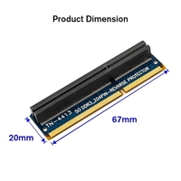 SO DDR3 204PIN Carte d’adaptateur de protection de test de mémoire Protection Vertical Carte d’adaptateur TN-4413 pour ordinateur portable