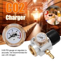 Sodastream CO2 Mini Chargeur de Gaz Jauge 0-90 PSI pour Soda Water Keerator