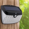 Solaire 50LEDs Applique Corps Induction Extérieur Imperméable Paysage Patio Lumière