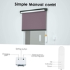 Solar Powered BT Control Smart Blinds Drive Motor Motorized Chain Roller Voice Control Shade Shutter Drive Motor Work With Alexa Google Home Support Time Scene and Group Mode