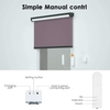 Solar Powered Zigbee Control Smart Blinds Drive Motor Tuya Motorized Chain Roller Voice Control Shade Shutter Drive Motor Replacement for Alexa Google Home Support Time Scene and Group Mode (Requires Zigbee 3.0 or Later)