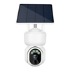 Solar Security Camera Outdoor,  1080P Full High Definition Wireless Solar Battery Powered Camera With 6pcs Battery,  Night Vision,  Motion Detection,  Two-Way Audio,  IP66 Waterproof,  Include 15000mAh Rechargeable Battery