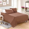 Solide broder Cording 4Pcs Bedding Set équipée feuille lit couverture oreiller cas literie Home Textiles