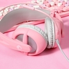 SOMIC G238PINK Casque de jeu filaire virtuel 7.1 canaux avec pilote de 40 mm Microphone omnidirectionnel 8 modes d