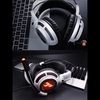 SOMIC G941 Casque de jeu USB 7.1 canaux avec effet sonore de vibration 4D Unité de pilote 40mm Contrôleur filaire Lumière LED Blanc