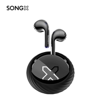 SONGX SX08 BT 5.0 véritable casque de musique sans fil avec micro x-basse 13mm haut-parleur in-ear Sport casque