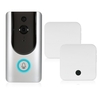 Sonnette de sécurité sans fil intelligente HD 1080P WiFi avec carillon de sonnette sans fil de la carte 2 TF 32G