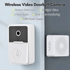Sonnette vidéo intelligente sans fil HD caméra PIR détection de mouvement alarme IR sécurité porte cloche Wi-Fi interphone pour maison appartement