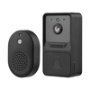 Sonnette vidéo sans fil avec caméra de sécurité visuelle intelligente haute résolution 1080P avec vision nocturne IR Surveillance audio bidirectionnelle en temps réel