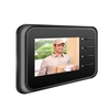 Sonnette WiFi visionneuse de porte caméra porte judas caméra de porte sonnette avec moniteur sans fil vue en direct disponible vision nocturne numérique prise de vue photo surveillance numérique de porte pour la sécurité à domicile (livré sans bat