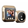 Sonnette WiFi visionneuse de porte caméra porte judas caméra de porte sonnette avec moniteur sans fil vue en direct disponible vision nocturne numérique prise de vue photo surveillance numérique de porte pour la sécurité à domicile (sans batterie)