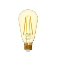 SONOFF B02 F-A60 Ampoule à Filament LED Intelligente Wi-Fi Équivalent 60W Ampoule Vintage Edison Dimmable Tunable Blanc (2200K-6500K) 806LM E27 Base Antique en Verre Clair Style pour la Maison (Cyan)