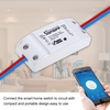 SONOFF Basic Wifi Switch Fonctionne avec Alexa pour Google Home Minuteur Commutateur à distance sans fil 10A / 2200W pour Android / IOS APP Commande pour appareils électriques Module de domotique universel intelligent