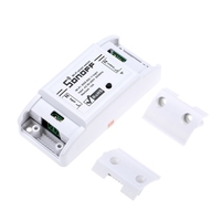 SONOFF Basic Wifi Switch Fonctionne avec Alexa pour Google Home Minuteur Commutateur à distance sans fil 10A / 2200W pour Android / IOS APP Commande pour appareils électriques Module de domotique universel intelligent