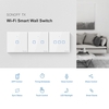 SONOFF T0UK1C-TX Interrupteur mural 1 Gang Smart WiFi APP / Touch Control Minuterie UK Panneau Smart Switch compatible avec la maison de Google / Nest & Alexa