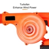 Souffleur à feuilles sans fil 21V 4.0A Lithium 2 en 1 Balayeuse et aspirateur Souffleur d