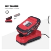 Souffleur de feuilles sans fil 20V souffleur de feuilles électrique 2.0Ah batterie au Lithium et chargeur inclus pour nettoyer les feuilles et les détritus balayage de la neige Patio/pont/jardin nettoyage Garage dépoussiérage