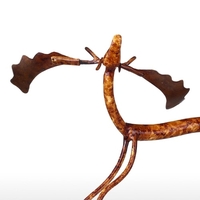 Soulever Sculpture Head Moose Tooarts Fer Sculpture Accueil Décoration Artisanat Métal animal