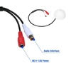 Sound Monitor Voice Clear Microphone de capture audio clair pour caméra de vidéosurveillance,  caméra de sécurité