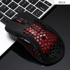 Souris avec port de chargement USB Conception ergonomique à 4 couleurs changeantes Souris optique éclairée à 6 niveaux Résolution réglable avec molette de défilement Conception à 6 boutons pour ordinateurs portables E-sports Portable