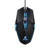 Souris de jeu filaire JM-518 6D souris de jeu e-sports souris ergonomiques avec 4 lumières respiratoires réglables DPI 4 couleurs Plug & Play