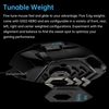 Souris de jeu filaire Logitech G502 HERO avec poids réglable 25K HERO Sensor 25600DPI RGB 11 Clés programmables Relâche de défilement double mode de rétroéclairage