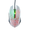 Souris de jeu filaire Souris optique Moteur de niveau jeu Lumière respiratoire colorée 4 vitesses DPI réglable Souris ergonomiques Noir