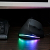 Souris de jeu filaire verticale Zelotes C-18 11 boutons programmables Ceinture laser RVB 10000DPI réglable Mémoire embarquée 128 Ko Mémoire embarquée