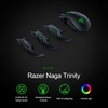 Souris de jeu Razer Naga Trinity Souris filaire Capteur optique 16 000 DPI Éclairage Chroma RVB Plaque latérale remplaçable Configurations de boutons 2/7/12 Commutateurs mécaniques