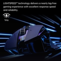 Souris de jeu sans fil Logitech G502 avec capteur HERO 25K 25600DPI RGB 11 Clés programmables Relevoir Roue de défilement bimode