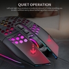 Souris de jeu sans fil Souris USB rechargeable avec 8 touches Bouton de retour au bureau 3 niveaux de DPI réglables 4 modes d