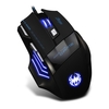 Souris de jeu ZELOTES T-80 7200 DPI Rétroéclairage LED multicolore Optique Souris 7 boutons Gamer Souris de jeu filaire USB pour Pro Gamer
