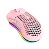 Souris optique éclairée RVB avec récepteur USB 3 niveaux DPI