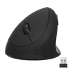 Souris optique filaire Souris verticale Souris de bureau filaire USB 6 touches Souris ergonomiques avec 3 DPI réglables pour ordinateur portable PC Noir
