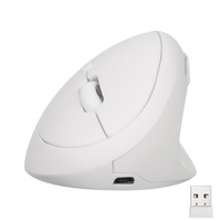Souris optique filaire Souris verticale Souris de bureau filaire USB 6 touches Souris ergonomiques avec 3 DPI réglables pour ordinateur portable PC Noir
