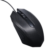 Souris optique filaire USB à 3 boutons avec cordon 1.1M compatible avec Windows 7/8/10 / XP MacOS