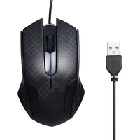 Souris optique filaire USB à 3 boutons avec cordon 1.1M compatible avec Windows 7/8/10 / XP MacOS