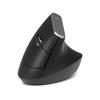 Souris optique sans fil 2.4G Souris verticale 6 touches Souris ergonomiques avec DPI réglable à 3 vitesses pour ordinateur portable PC Noir