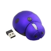 Souris sans fil en forme de Beatle Souris portable 1600DPI 2.4GHz Souris pour ordinateur portable Design ergonomique pour Windows Andriod Laptop PC Ordinateur Mac Gamers Utilisation au bureau / à domicile