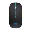 Souris sans fil HXSJ 2.4G souris de bureau muet 3 DPI réglable intégré 500mAh batterie au lithium Rechargeable souris ergonomiques pour ordinateur portable PC