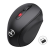 Souris sans fil HXSJ T67 2.4G souris de jeu de bureau 6 touches souris ergonomiques avec DPI réglable à 3 niveaux pour ordinateur portable PC