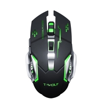 Souris sans fil T-WOLF Souris d