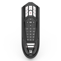 Souris sans fil Wechip R1 2.4G avec récepteur USB Télécommande portable à détection de mouvement 6 axes Commande vocale intelligente 31 touches Apprentissage IR pour Smart TV Android TV BOX PC