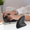 Souris verticale rechargeable sans fil YWYT 2.4G souris verticale ergonomique souris optique 3 niveaux de DPI réglables / Plug & Play noir