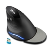 Souris verticale ZELOTES F-17 souris de jeu sans fil 2, 4 GHz souris optique ergonomique 6 touches avec 3 DPI réglables pour ordinateur portable PC