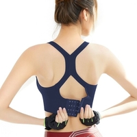 Soutien-gorge de sport de yoga rembourré sans fil pour femme