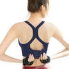 Soutien-gorge de sport de yoga rembourré sans fil pour femme